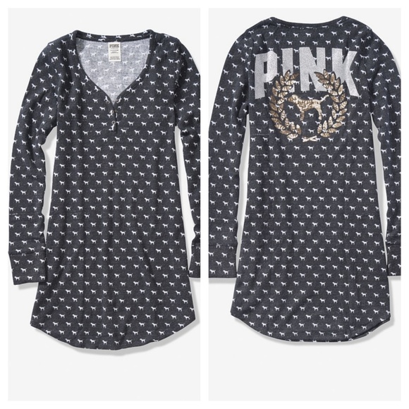 💎1LeftinL! NWT PINK Bling Sleep Dress*PriceFirm* - Picture 2 of 8